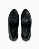 Paul Green Court Shoe in Black top view