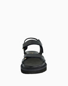 Paul Green Flat Sandal Black front view