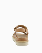 Paul Green Flat Sandal tan back view