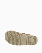 Paul Green Flat Sandal tan sole detail