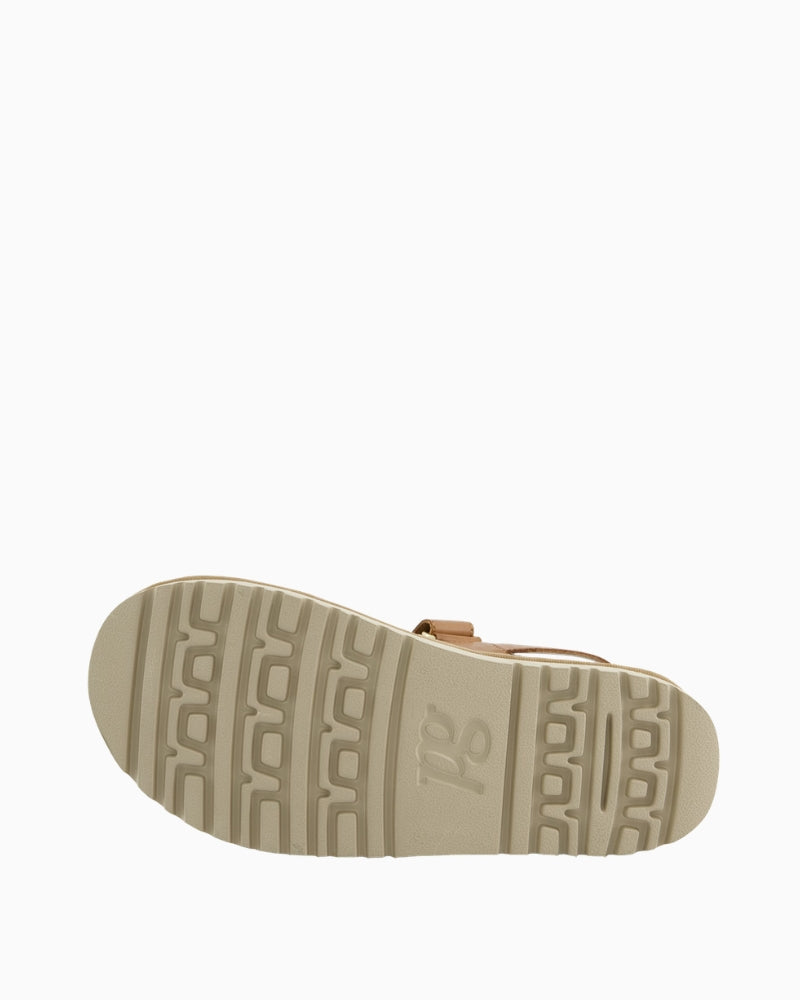 Paul Green Flat Sandal tan sole detail