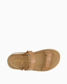 Paul Green Flat Sandal tan top view