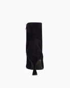 Paul Green Heeled Ankle Boot in Black back view