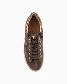 Paul Green Platform Sneakers in Brown top view
