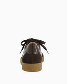 Paul Green Runner brown suede sneaker back view