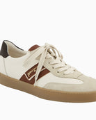 Paul Green Runner off-white and brown sneaker logo detail