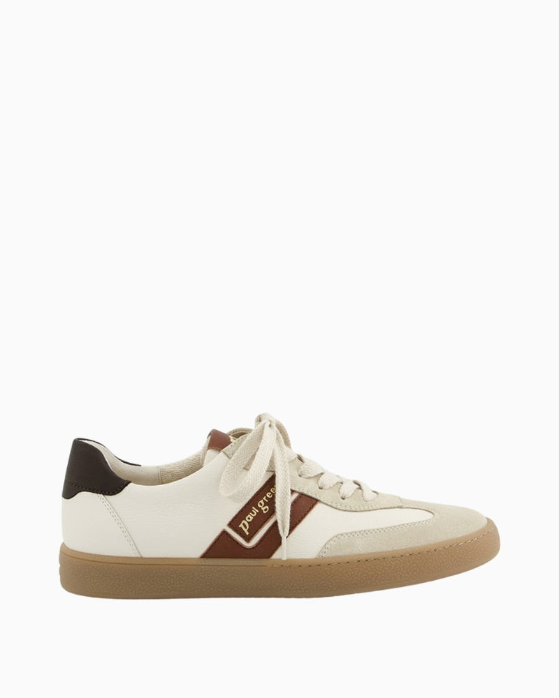 Paul Green Runner off-white and brown sneaker side view