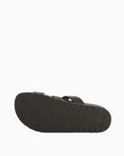 Paul Green brown mule sandals back view open heel