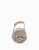 Paul Green slingback leopard sandal front view