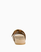 Paul Green tan mules back open heel view