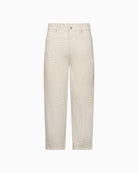 Raffaello Rossi Hanni zebra print jeans, front view showing O-shape leg – Áines Boutique