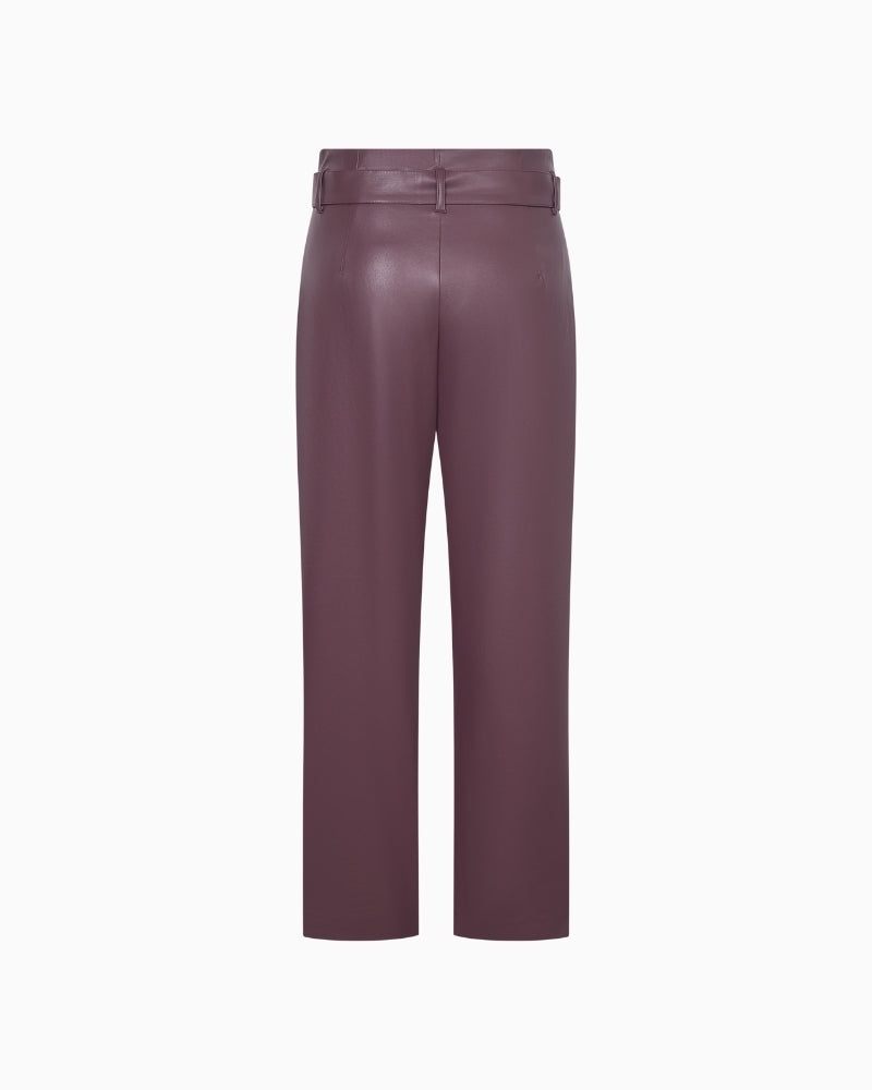 Back view of Nicole trousers showing clean tailored shape