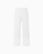 Raffaello Rossi Palina white trousers, back view with imitation welt pockets – Áines Boutique
