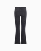 Back view of Vic jeans showing authentic denim finish and flared leg