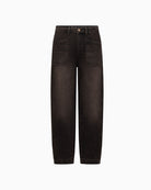 Raffaello Rossi Arin Jeans in brown straight leg detail