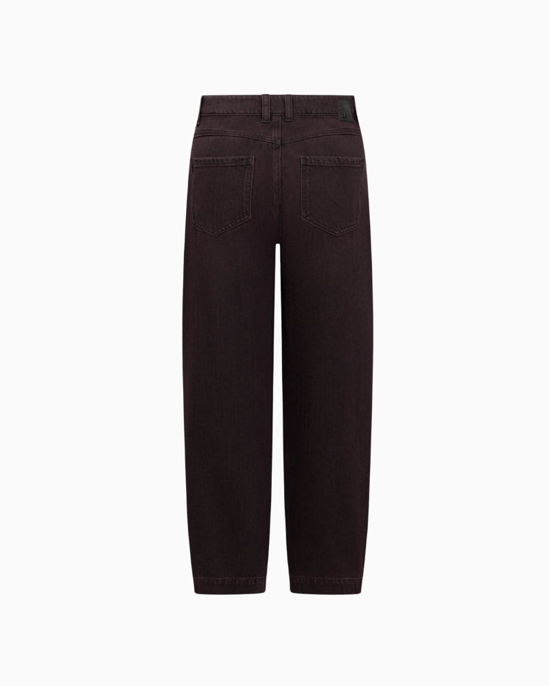 Raffaello Rossi Arin Jeans in burgundy back view