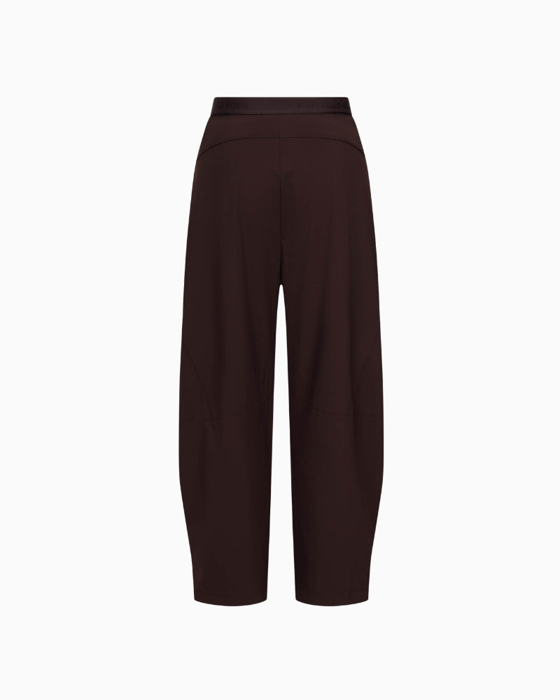 Raffaello Rossi Hale 7/8 Trousers in bordeaux back view