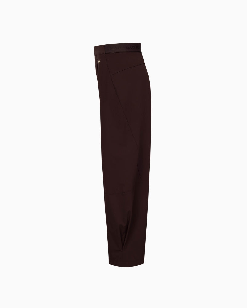 Raffaello Rossi Hale 7/8 Trousers in bordeaux side view