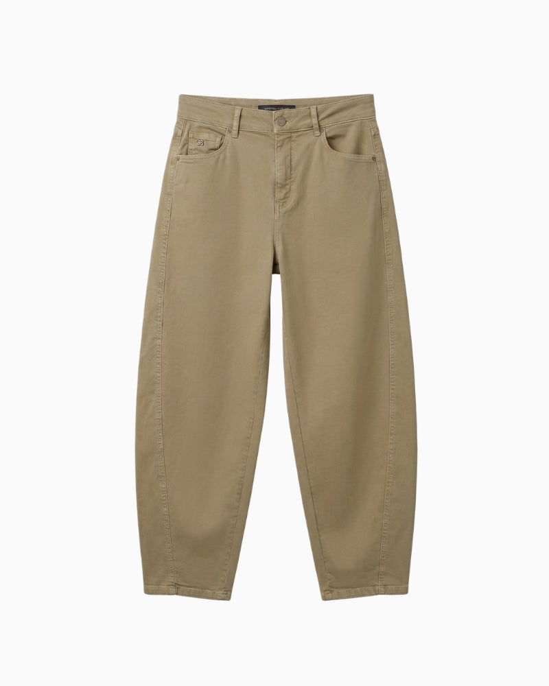 Raffaello Rossi Hanni 7/8 pants khaki front view