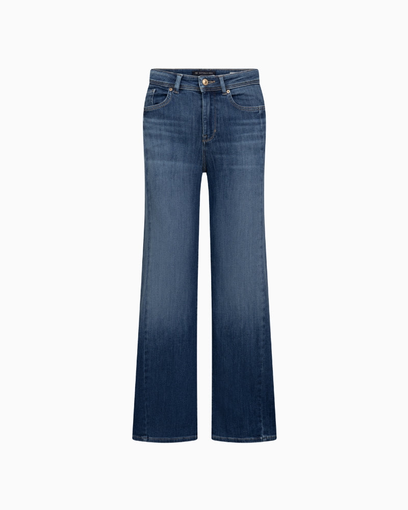 Raffaello Rossi Kira Crop Jeans in Denim front view