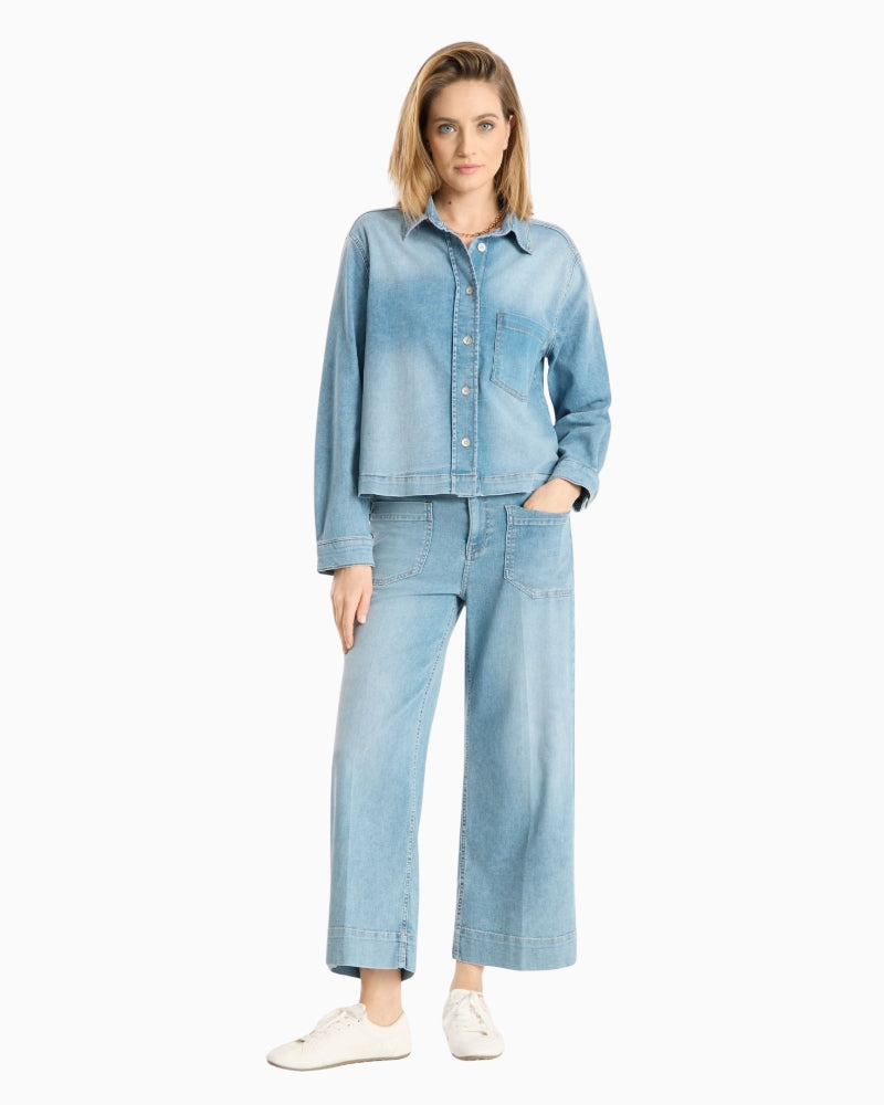 Raffaello Rossi Lima blouse full outfit view