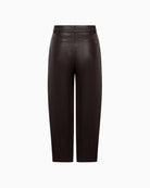 Raffaello Rossi Phibi 7/8 Pleater Pants in Aubergine back view