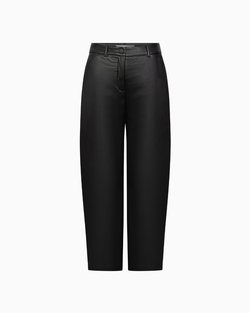 Raffaello Rossi Phibi 7/8 Pleater Pants in Black front view
