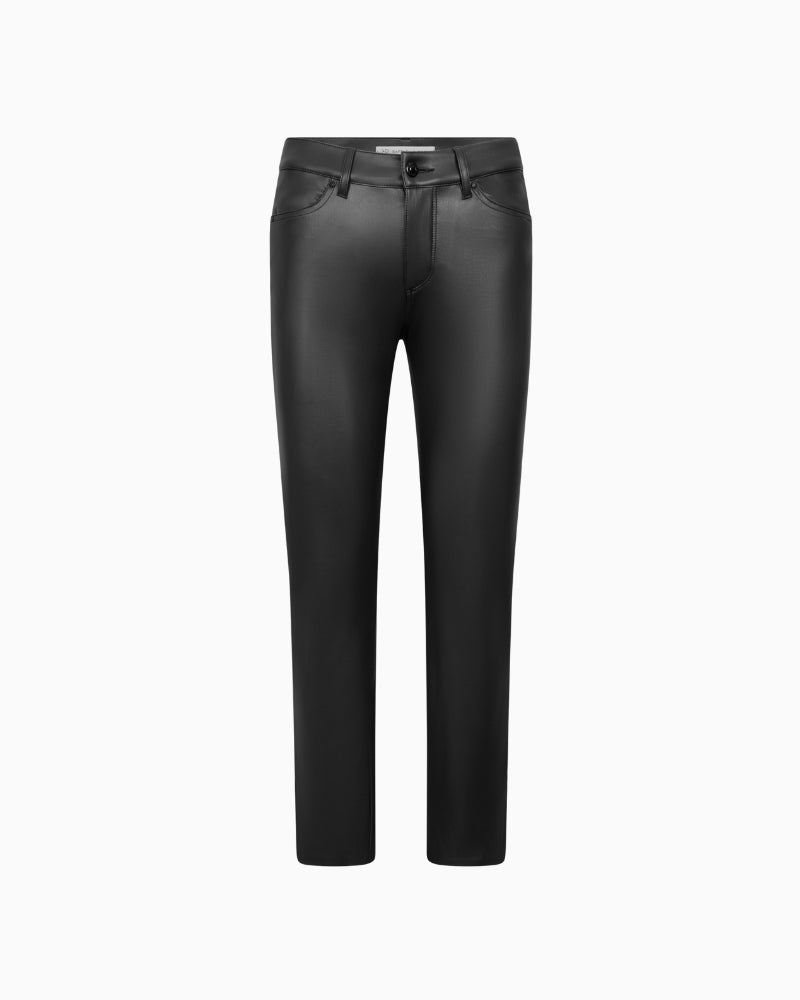Raffaello Rossi Ronija 7/8 trousers in Black front view