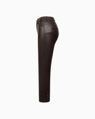 Raffaello Rossi Ronija 7/8 trousers in Dark Brown side view
