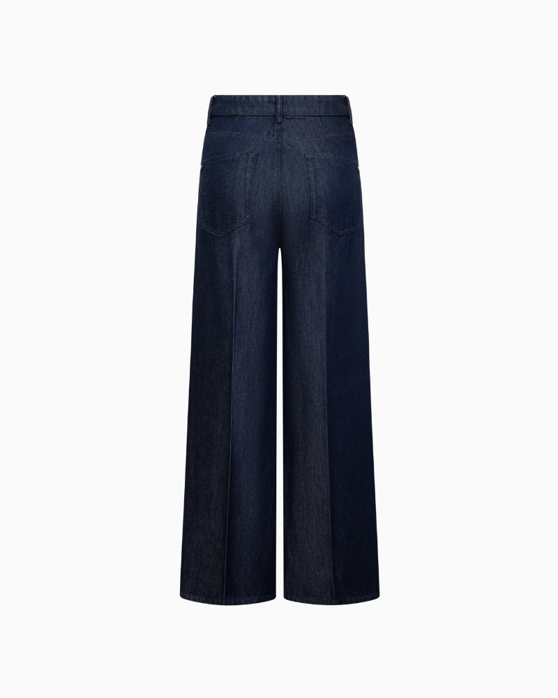 Raffaello Rossi Sena Jeans in dark denim back view