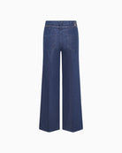Back view of Raffaello Rossi Sventy B jeans showing fabric belt loops and pockets