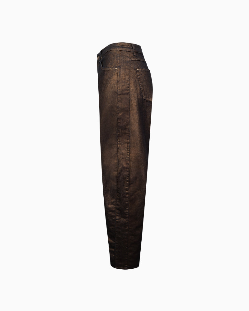 Raffaello Rossi Tira Jeans in Bronze side view