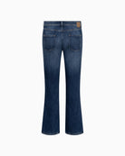 Raffaello Rossi Vic 7/8 Galon Jeans in Denim back view