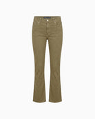 Raffaello Rossi Vic Bootleg Jeans in khaki front view
