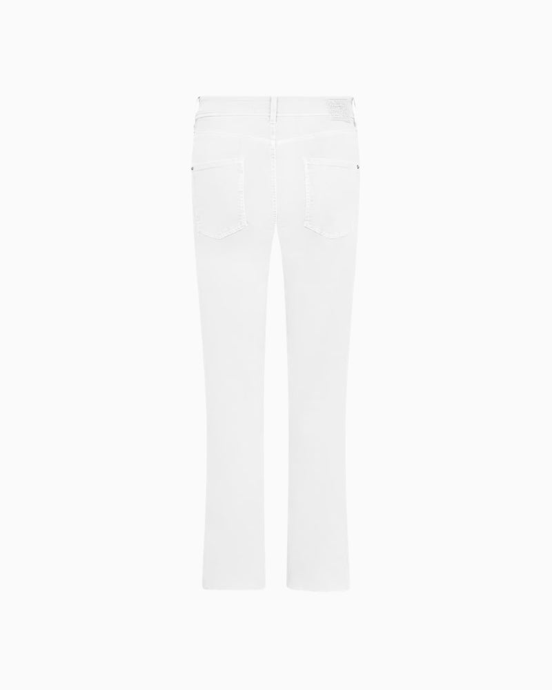 Raffaello Rossi Vic Bootleg white jeans back view