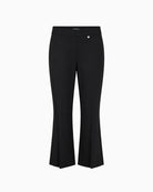 Robell Anna Straight Leg Trousers in black front view