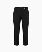Robell Bella Trousers in black front view
