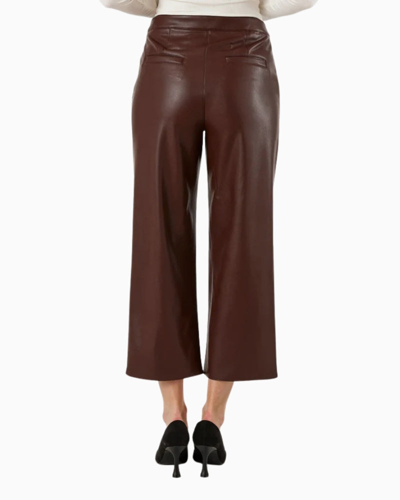 Robell Cloe 09 Trousers in dark brown back view