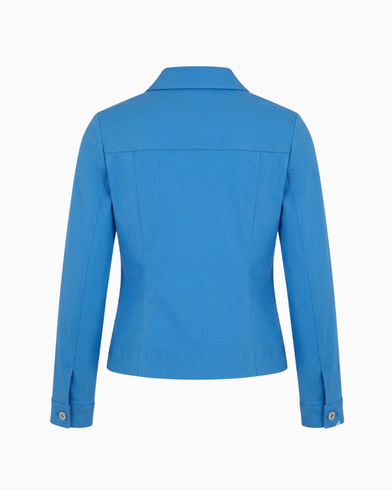 Robell Happy Jacket in sky blue back view