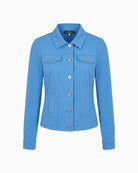 Robell Happy Jacket in sky blue front view
