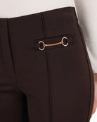 Robell Joella 09 Trousers in Dark Brown pocket detail