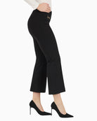Robell Joella 09 Trousers in black side view