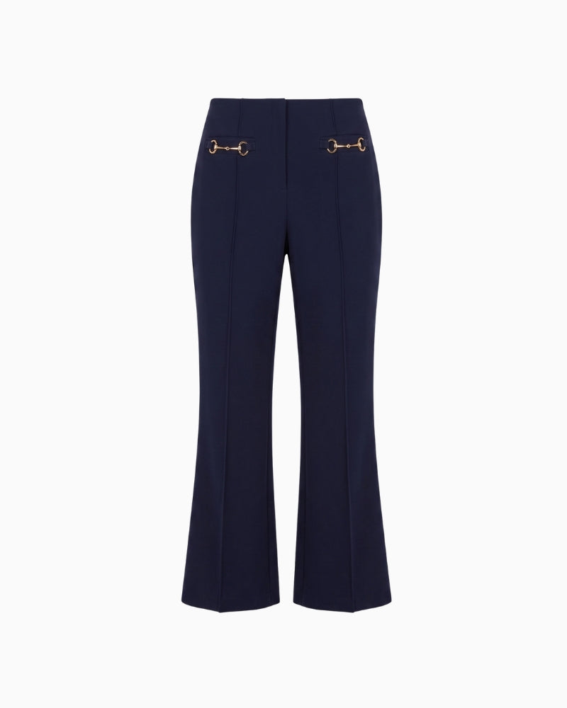 Robell Joella Trousers in Navy front view