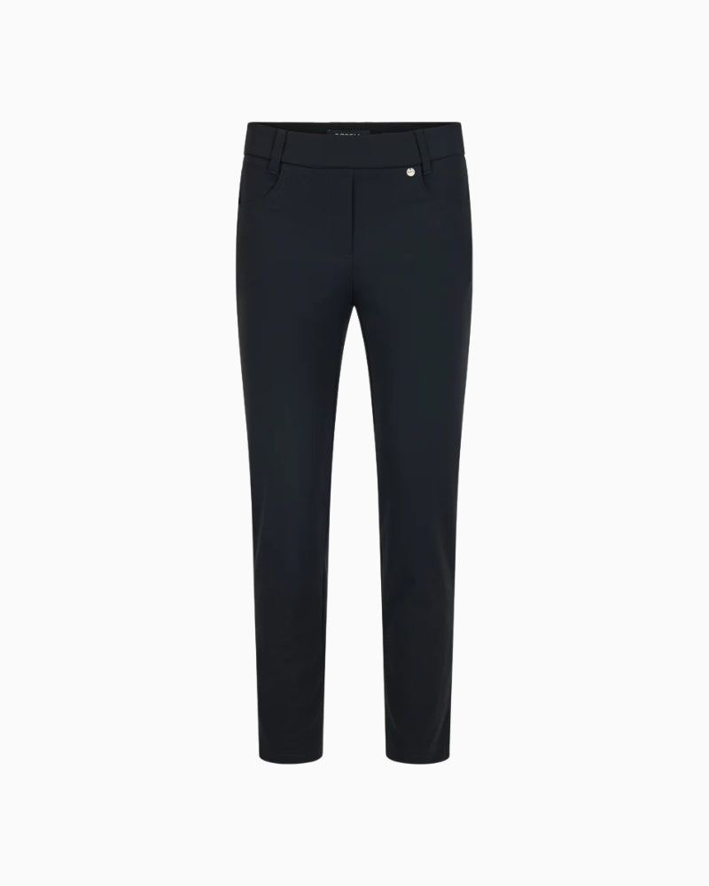 Robell Rose Trousers in black front view