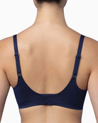 Royal Lounge Fit Bra in Navy back view