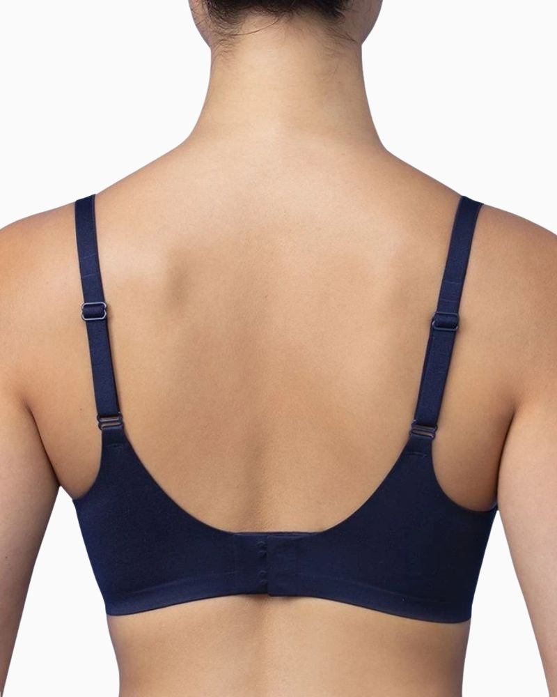 Royal Lounge Fit Bra in Navy back view