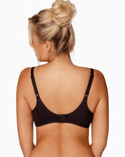 Royal Lounge Royal Fit Fashion Padded Bra in Black Sunkiss back view