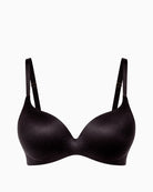 Royal Lounge Royal Fit Fashion Padded Bra in Black Sunkiss front view