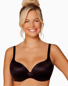 Royal Lounge Royal Fit Fashion Padded Bra in Black Sunkiss seamless detail