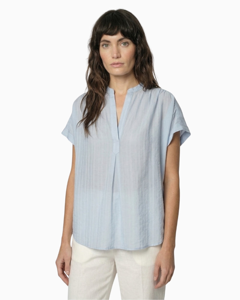 S MOSH MMKosha Senti SS Blouse skyway front view